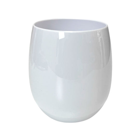 Vaso Plástico 12 Onzas Lillian 6 Piezas / Blanco