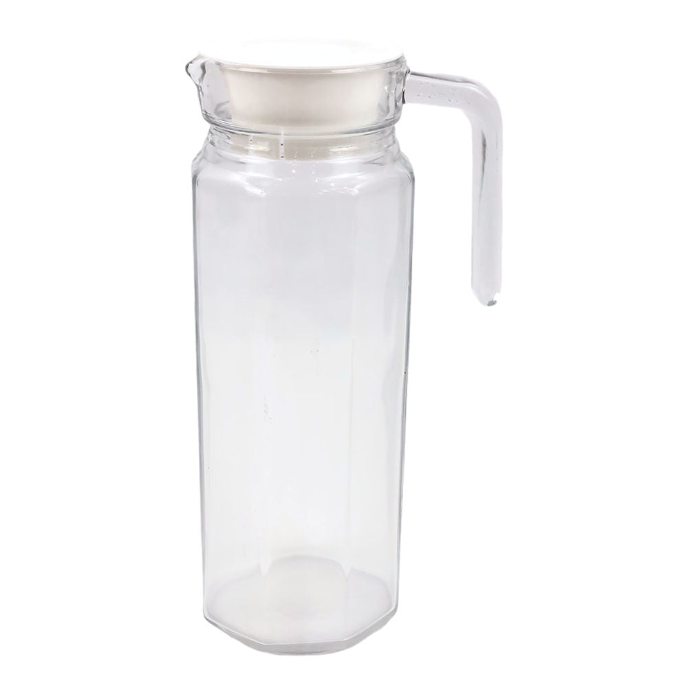 Jarra de Vidrio Home Elegance Clear con Tapa - Surtido