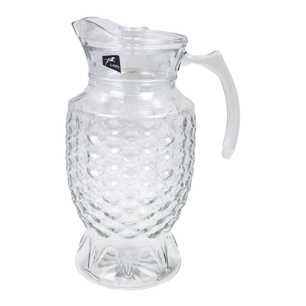 Jarra de Vidrio Home Elegance Clear con Tapa - Surtido