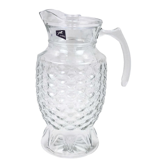 Jarra de Vidrio Home Elegance Clear con Tapa - Surtido