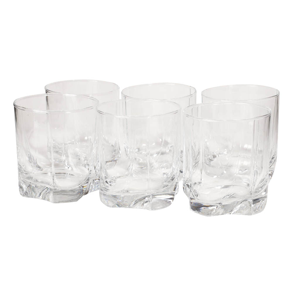 Juego de Vasos Luna Pasabahce Para Whisky 6 Piezas
