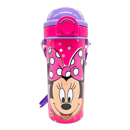 Botella Plástica 500 ML Minnie C/Carrizo