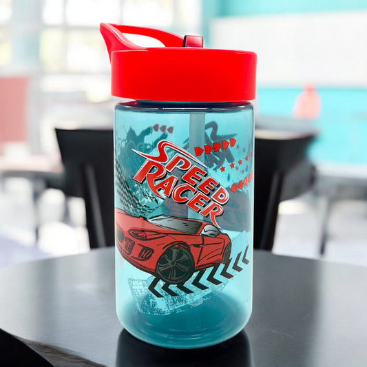 Botella Plástica Infantil Racer