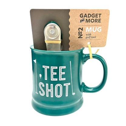 Taza de Cerámica Home Elegance Con Accesorios - Verde