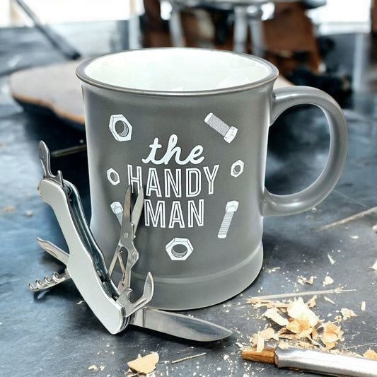 Taza de Cerámica Home Elegance Con Accesorios - Gris