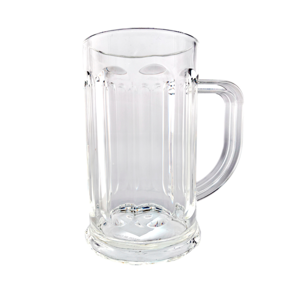 Jarra Cervecera Acrílica Home Elegance 16 cm – Alta Capacidad / Transparente