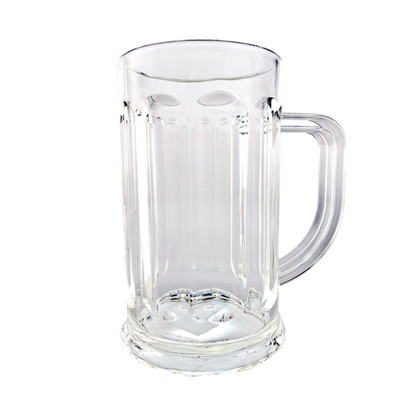 Jarra Cervecera Acrílica Home Elegance 16 cm – Alta Capacidad / Transparente