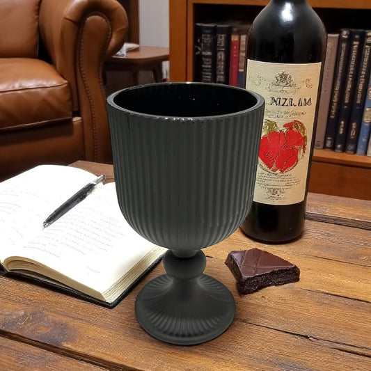 Copa de Vidrio Home Elegance 8 oz – Negro