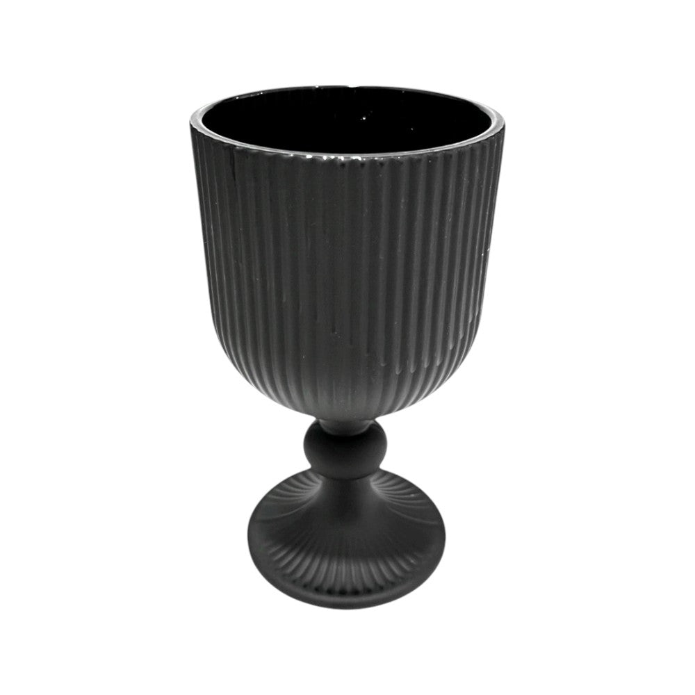 Copa de Vidrio Home Elegance 8 oz – Negro