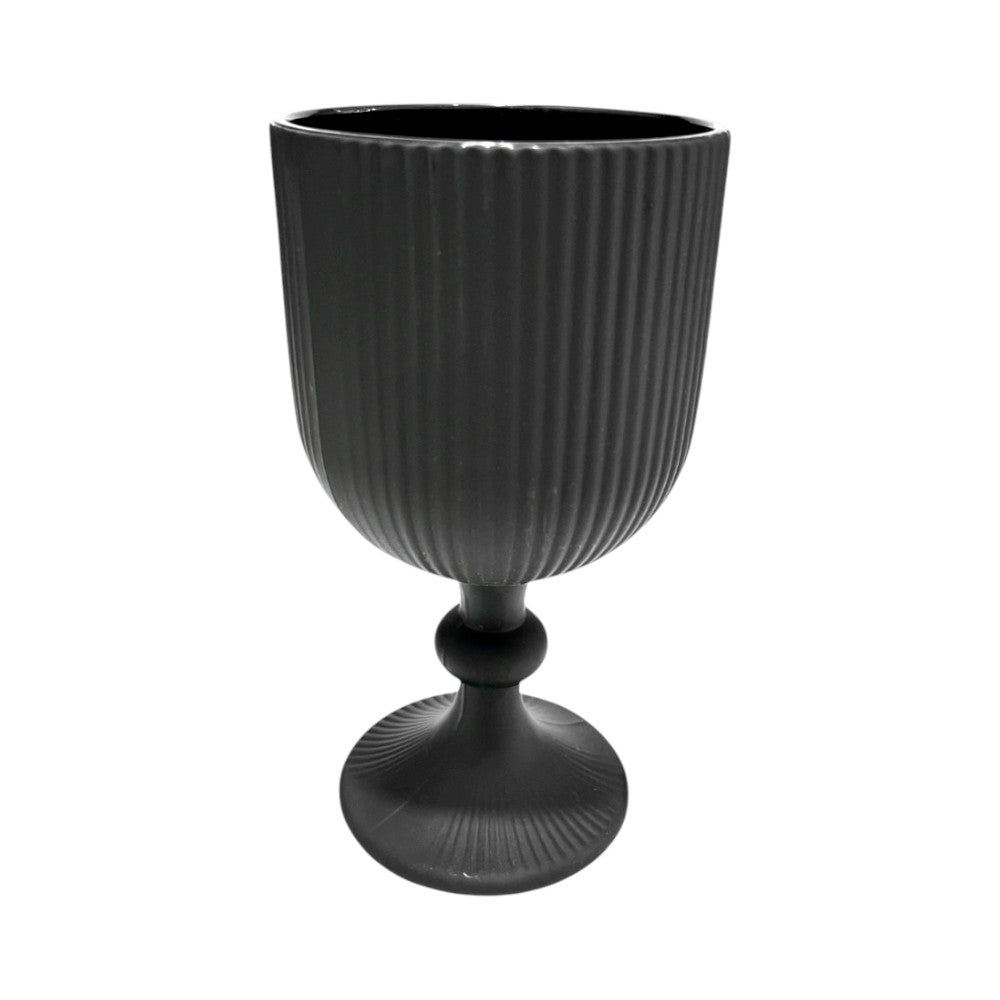 Copa de Vidrio Home Elegance 14 oz – Negro