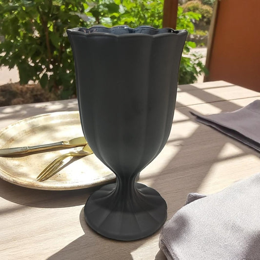 Copa de Vidrio Home Elegance 12.5 oz – Negro