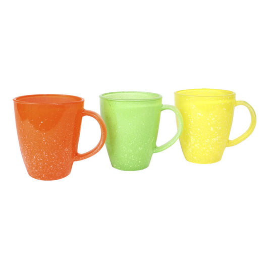 Juego De Tazas Home Elegance De Vidrio 3 Piezas