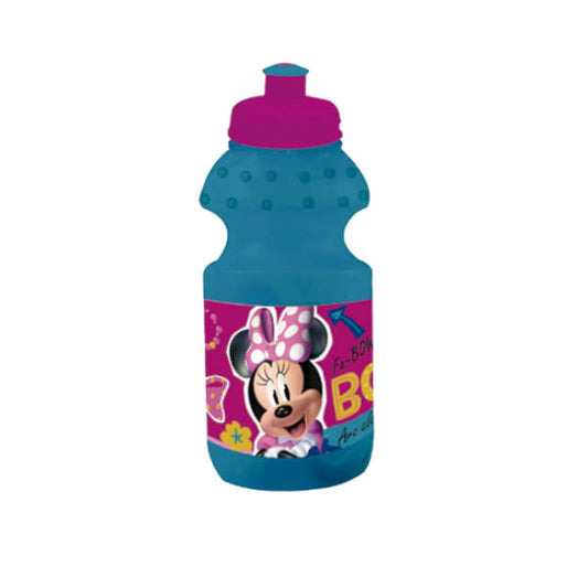 Botella Plástica Con Tapa Minnie 350 ml