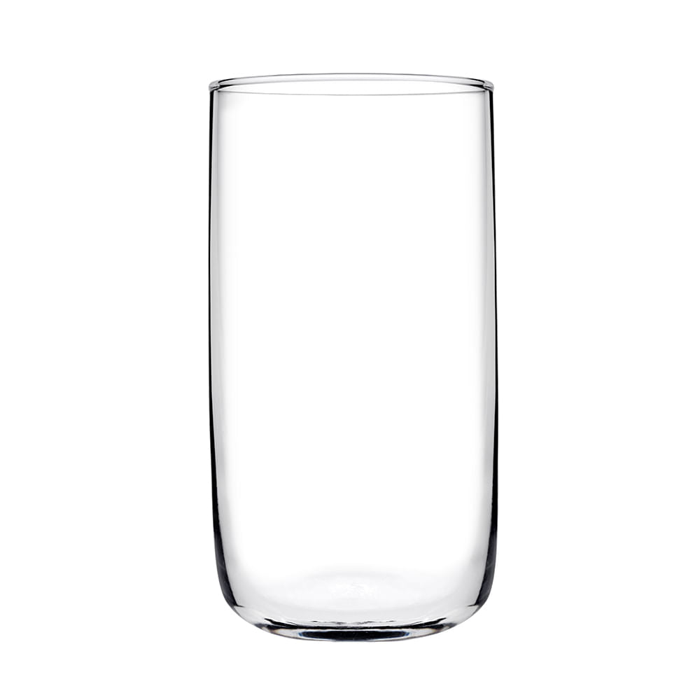 Vasos Pasabahce Long Iconic de Vidrio 12 oz 6 Piezas