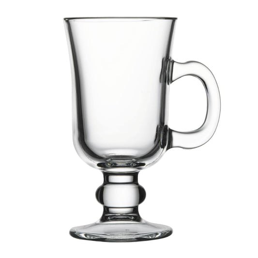 Copas Para Café Pasabahce Iris Irish de Vidrio 8 oz 2 Piezas