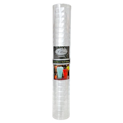 Vasos Plásticos Cuadrado / Lillian / 2 oz / 20 Piezas
