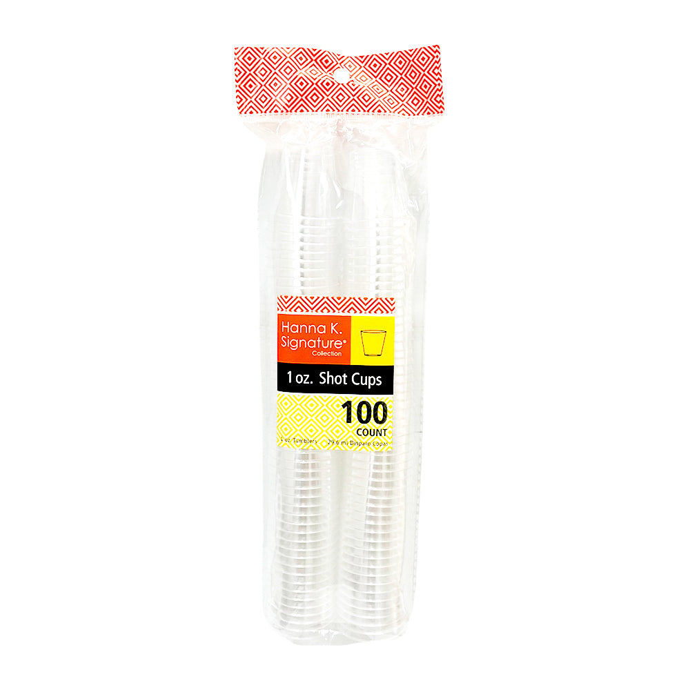 Set de 100 vasos shot desechables Lillian de 1 oz.