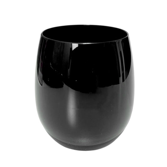 Vaso Plástico 12 Onzas Lillian 6 Piezas / Negro