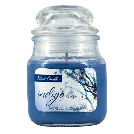 Vela Aromática Patriot Candles Índigo Nights de 3 oz