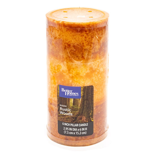 Velas Aromaticas Better Home Rustic Woods 7.5 cm x 15.2 cm