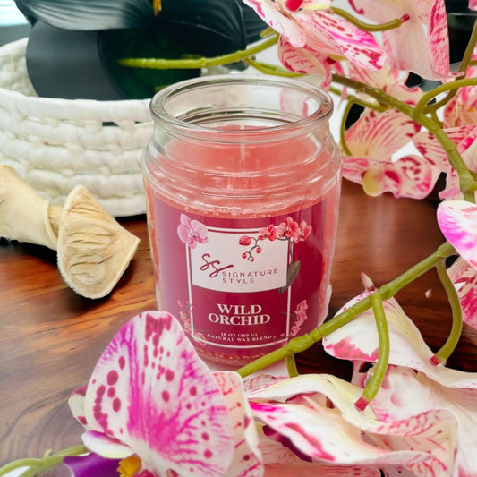 Vela Aromática JC Sales Wild Orchid 18 Oz
