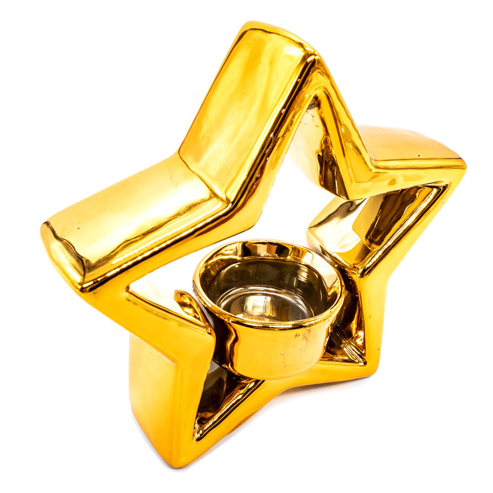 Porta vela de Cerámica Four Seasons Estrella