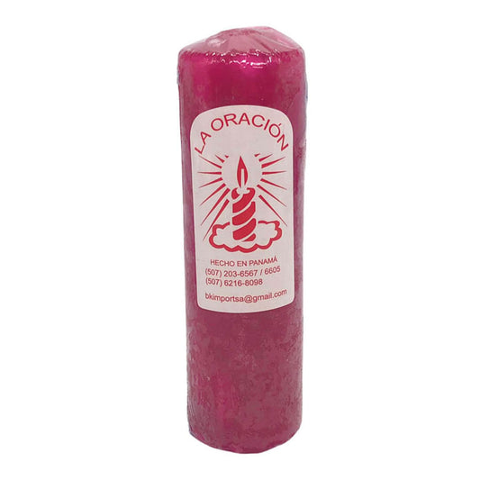 Vela 100 La Oración Rosado 6"