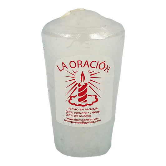 Vela 50 La Oración - Blanco