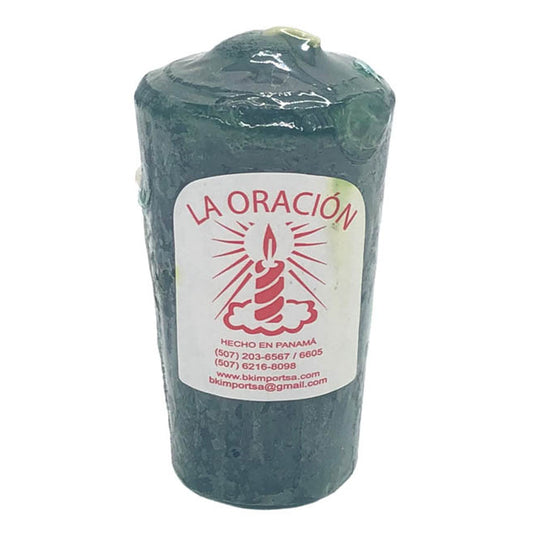 Vela 50 La Oración Verde 3.5"