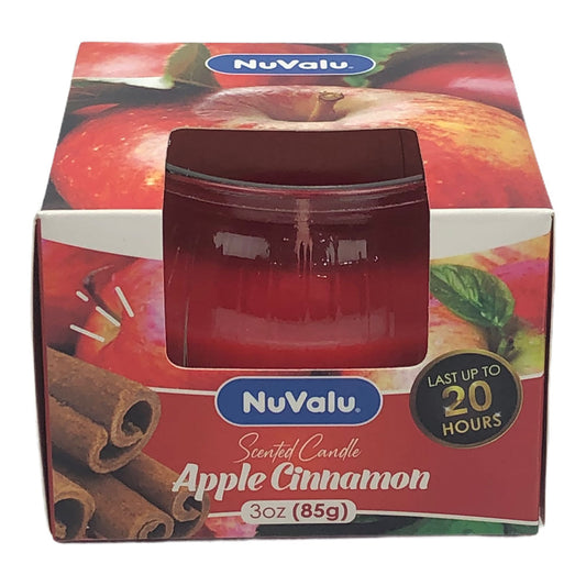 Vela Aromática Jc Sales Apple Cinnamon 3 Oz - Rojo