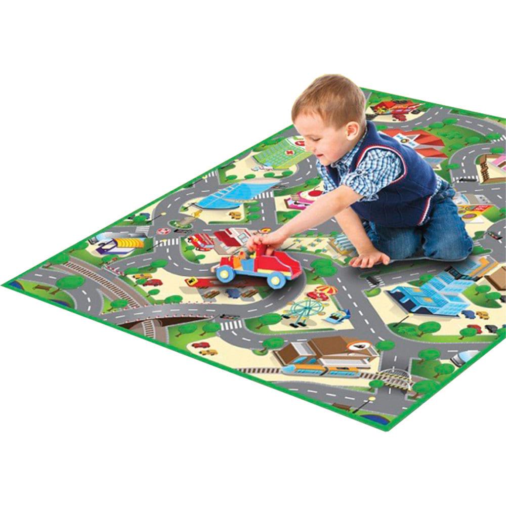 Alfombra Didáctica Kennedy Carpets Infantil City 120 cm x 100 cm
