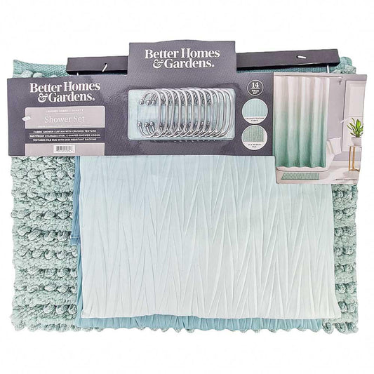 Alfombra Para Baño Victoria Classics Con Cortina 14 Piezas