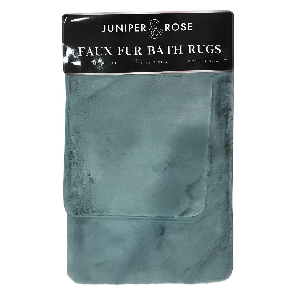 Alfombra Para Baño Estex Bristol de 2 Piezas - Aguamarina