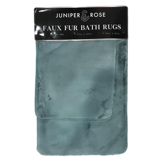 Alfombra Para Baño Estex Bristol de 2 Piezas - Aguamarina