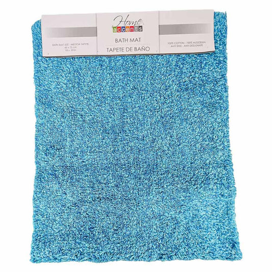 Alfombra de Baño Home Accents de 45 cm x 75 cm - Turquesa