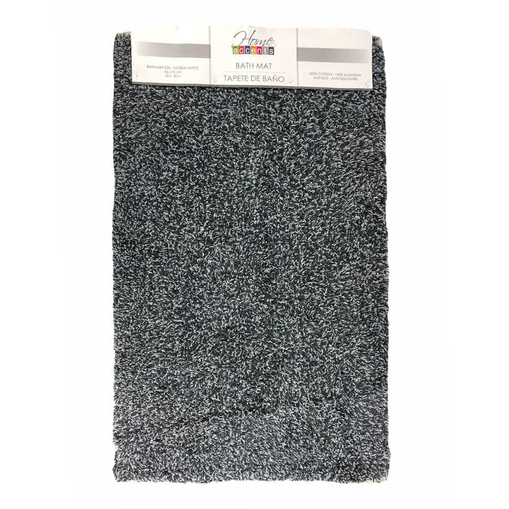 Alfombra de Baño Home Accents de 45 cm x 75 cm - Gris Oscuro