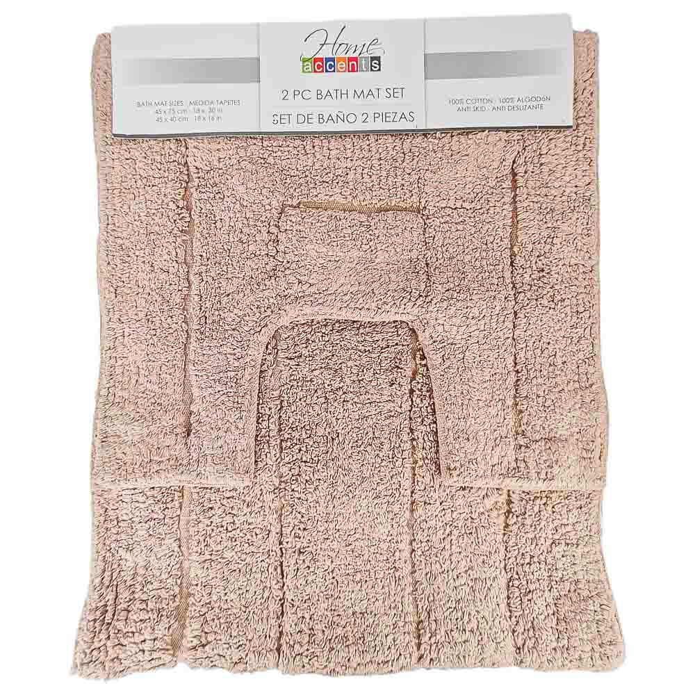 Alfombra de Baño Home Accents Set de 2 Piezas - Camel