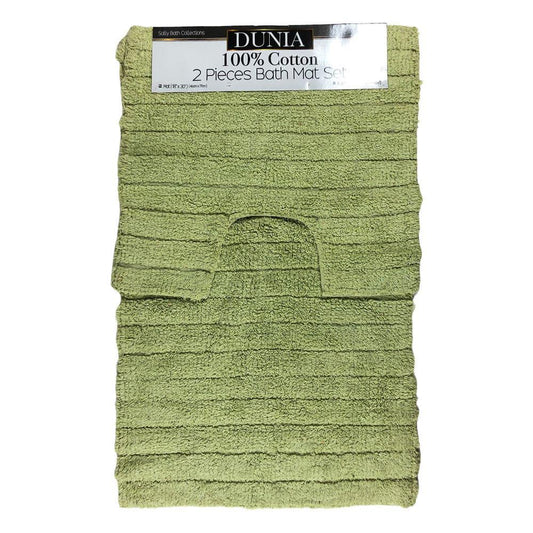 Alfombra Para Baño Sally Textile Dunia 2 Piezas - Surtido