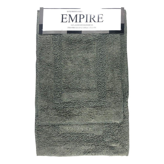 Alfombra Para Baño Popular Bath Empire 2 Piezas - Gris Oscuro