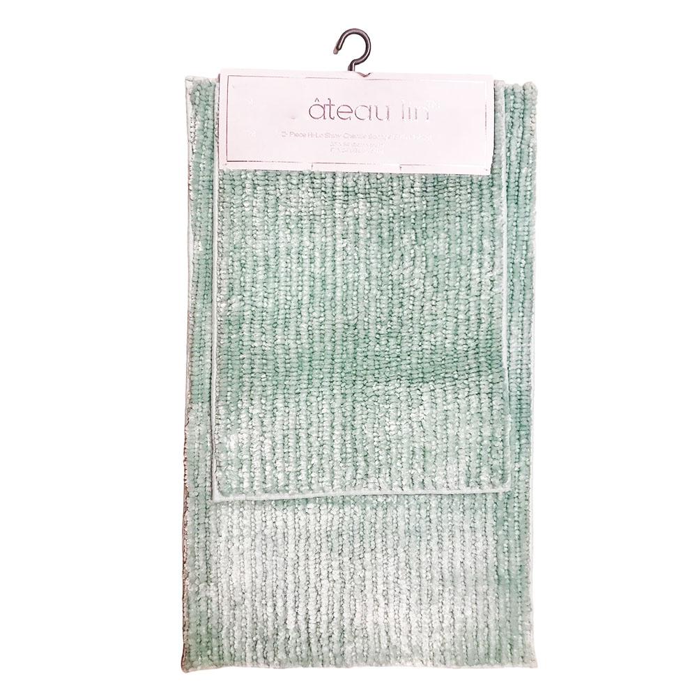 Alfombra de Baño Great Buy 2 Piezas - Verde Claro