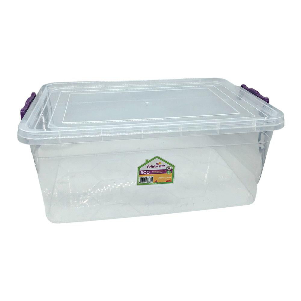 Caja Multiusos Follow Me Plástica 20 L Eco Clear
