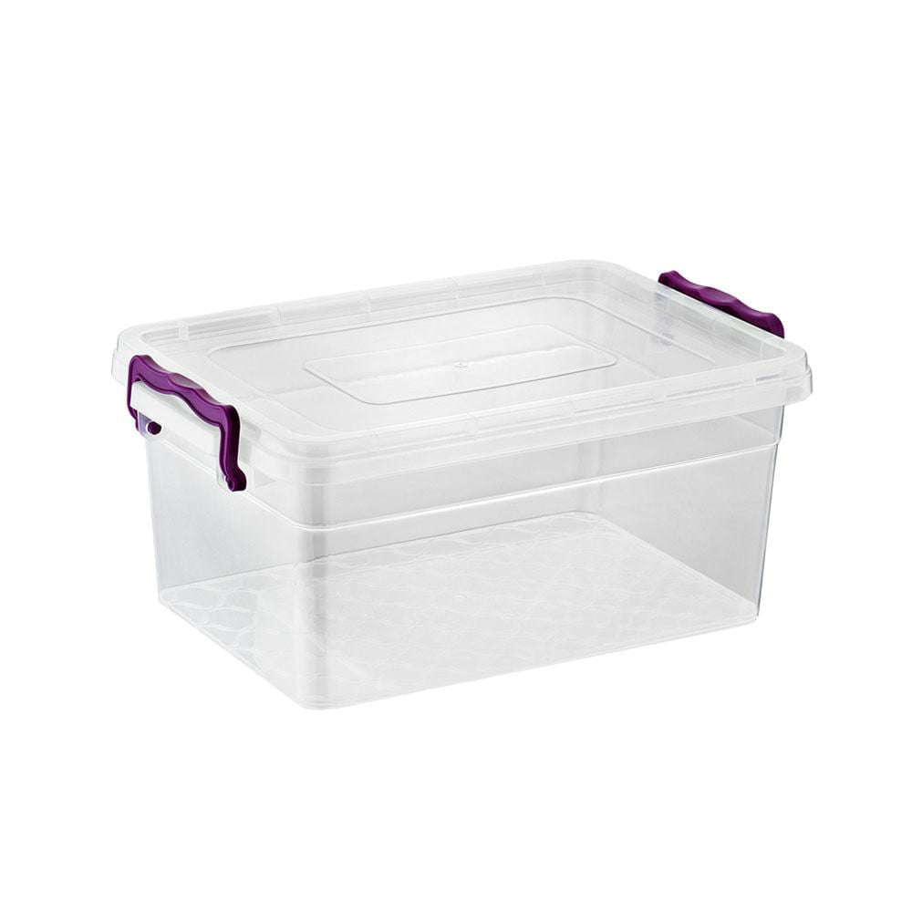 Caja Plástica Multiuso Asude Plastik Transparente 30 L
