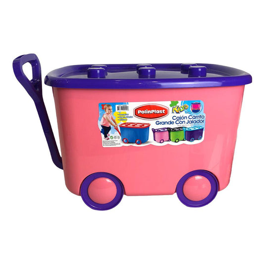 Caja Plástica Polinplast Multiuso Con Jalador.