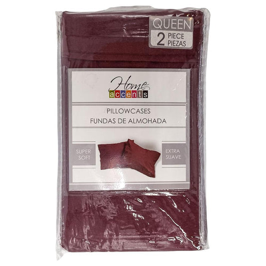 Fundas Para Almohada Home Accents 2 Piezas