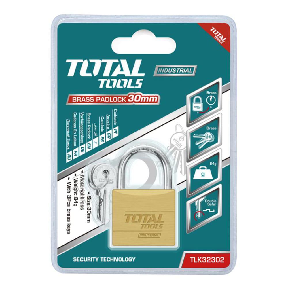 Candado Bronce Total 84 g Con 3 Llaves