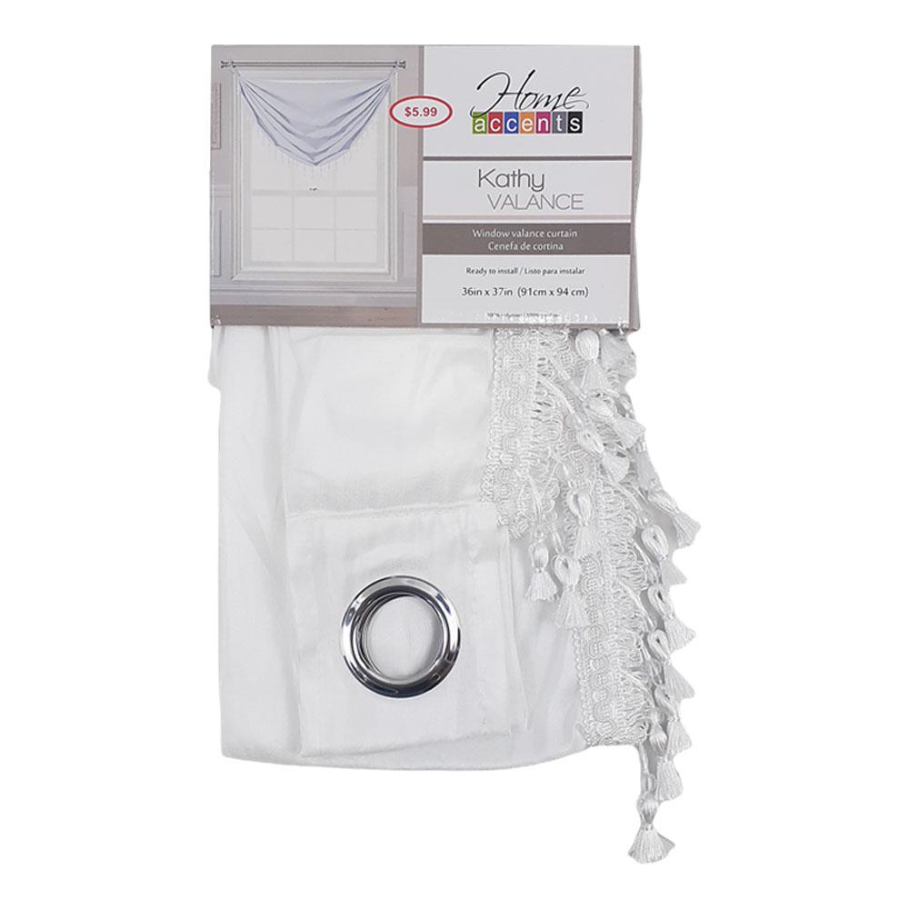 Cenefa Home Accents Kathy de 36" x 37" - Blanco