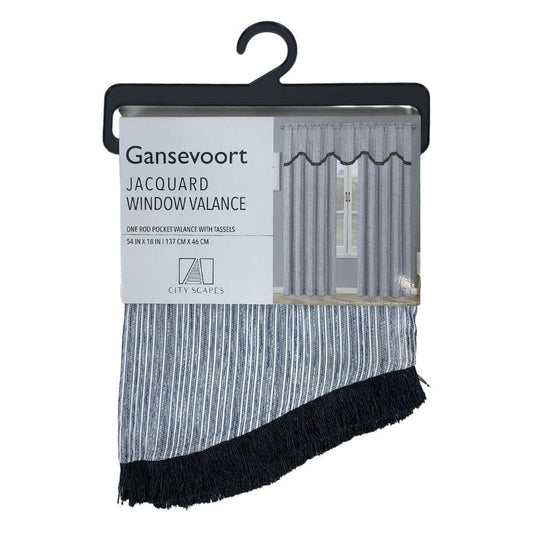 Cenefa Regal Home Gansevoort Rod Pocket de 54" x 18" - Azul Marino