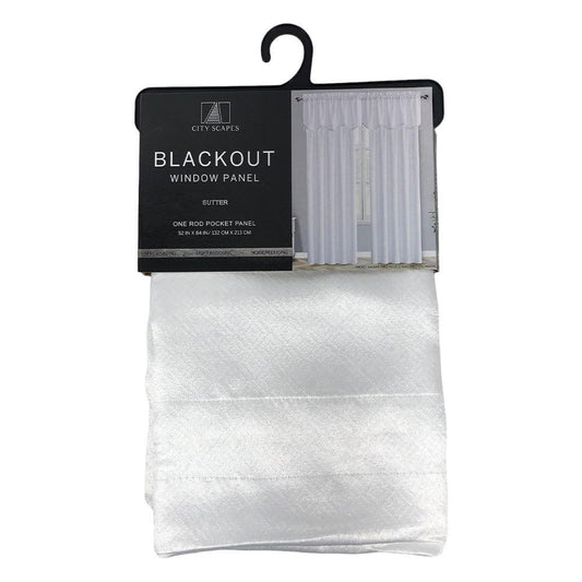 Cortina Regal Home Blackout Rod Pocket de 52" x 84" - Blanco
