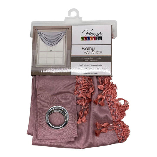 Cenefa Home Accents Kathy 92 cm x 94cm - Rosa Claro