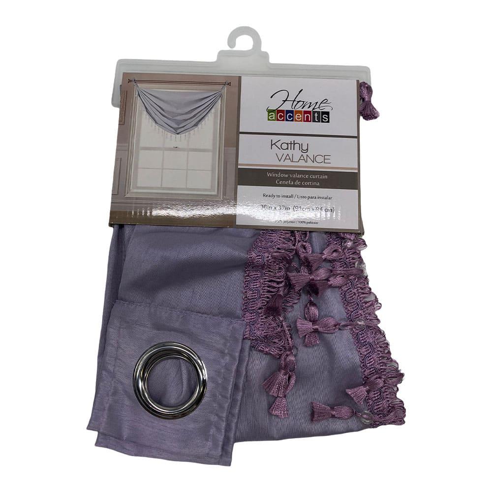 Cenefa Home Accents Kathy 92 cm x 94cm - Lila